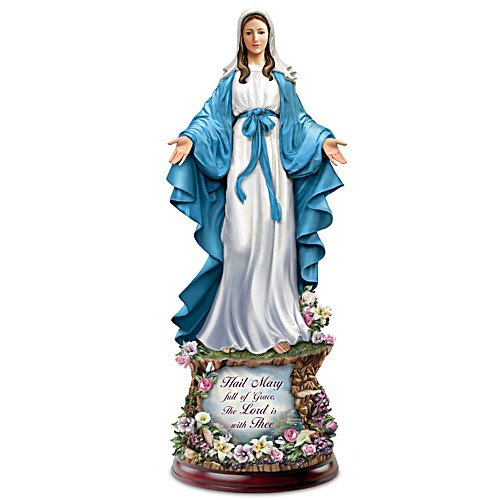 Amazon.com: The Bradford Exchange Thomas Kinkade Hail Mary Full of